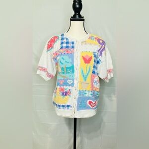 VINTAGE NORTHERN ISLE HAND KNIT CARDIGAN